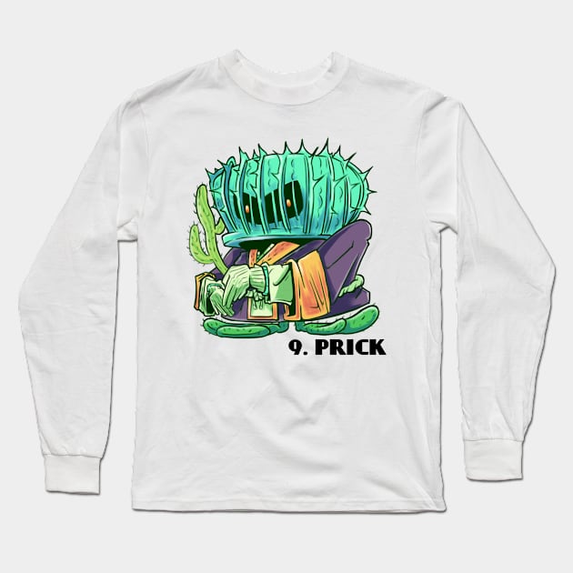 Prick Long Sleeve T-Shirt by Hojyn